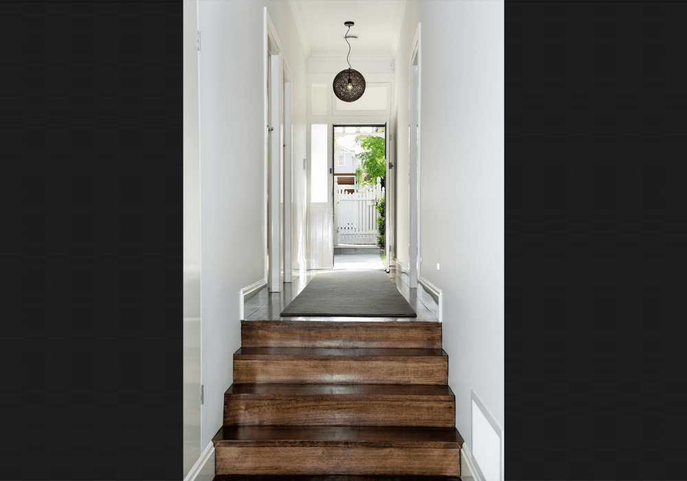 Hallway view of Glen Iris Period Home Extension